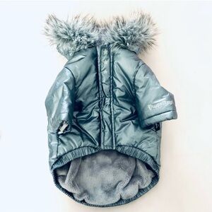 PUPPY ANGEL Faux Down Padding Dog Parka
Metallic Coat